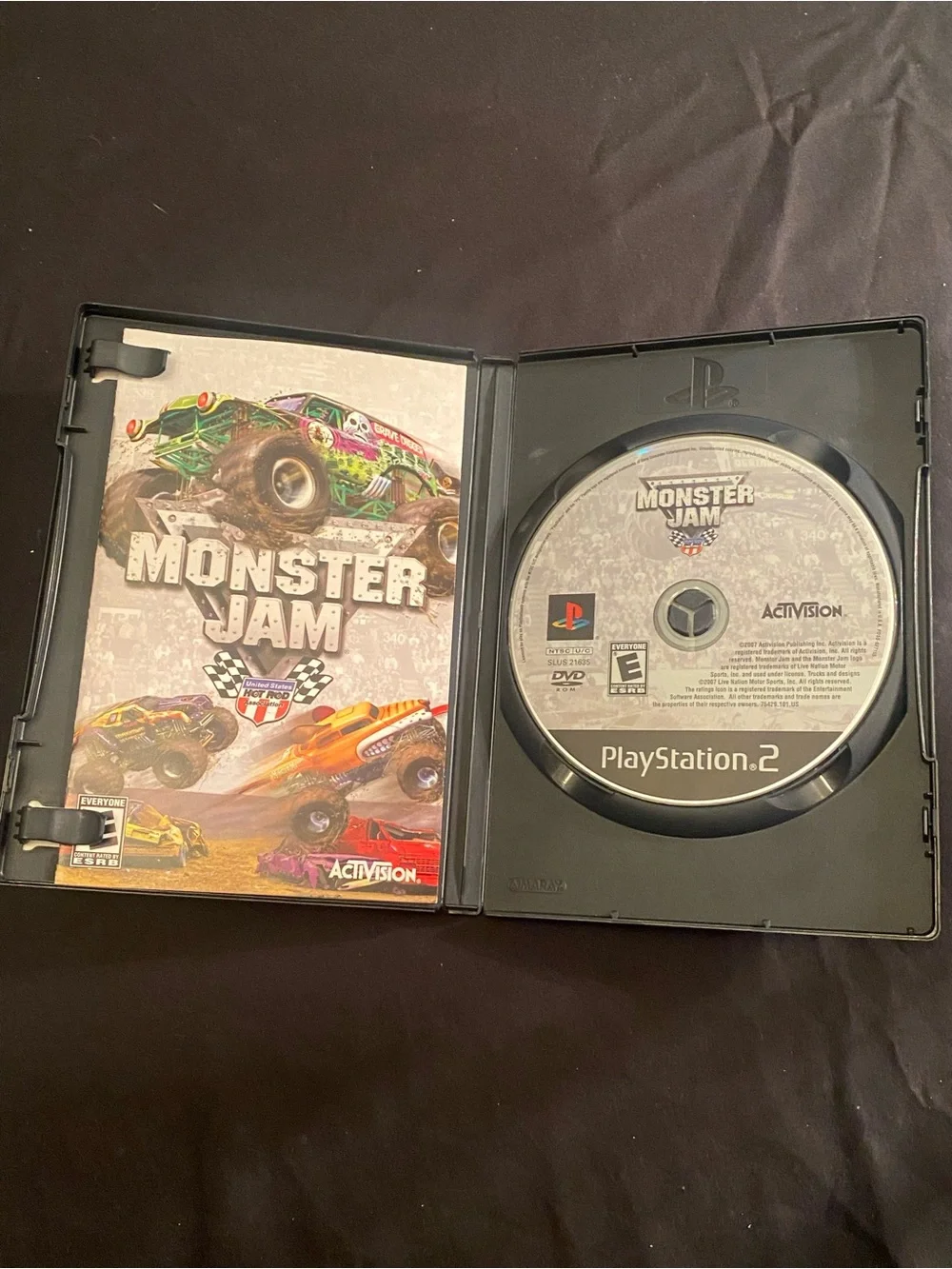 Monster Jam PlayStation 2 Video Game - Green